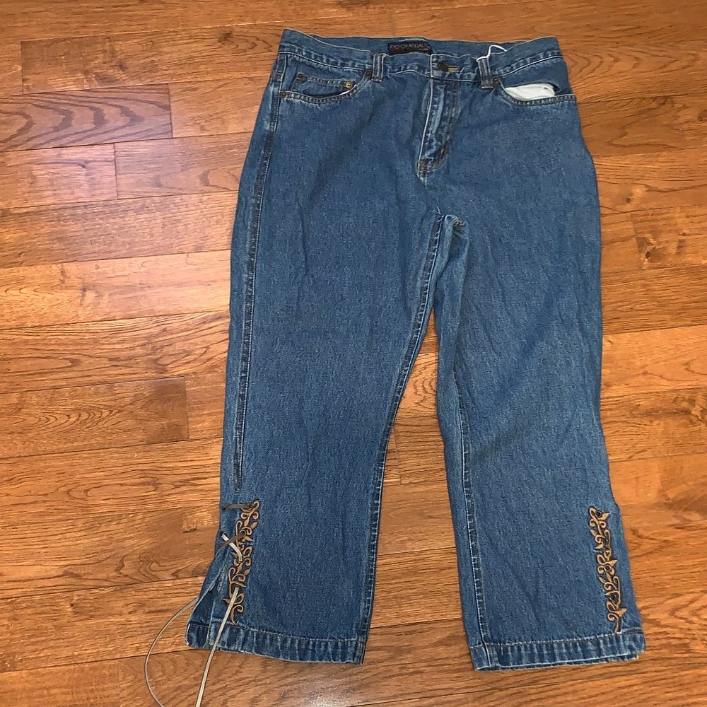 Kyoto Kasuals Capri pants, size 7/8